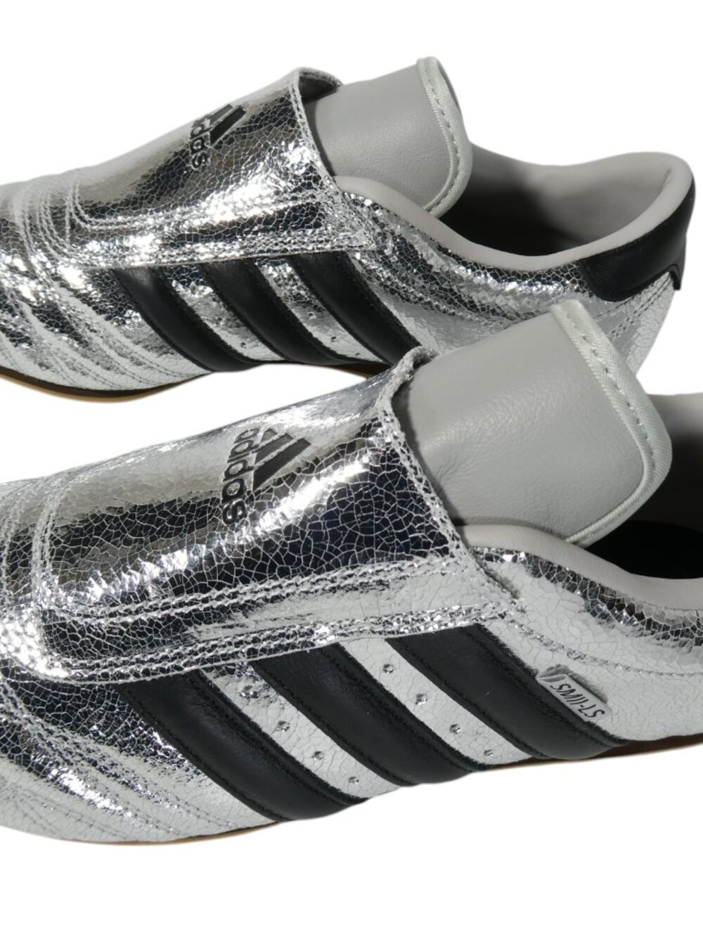 Adidas Women’s Taekwondo JH9664 Silver Metallic/Core Black/Gum Size 8.5 Sneakers